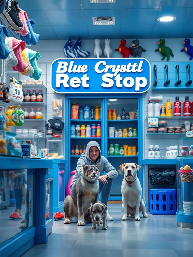 Blue Crystal Pets Shop