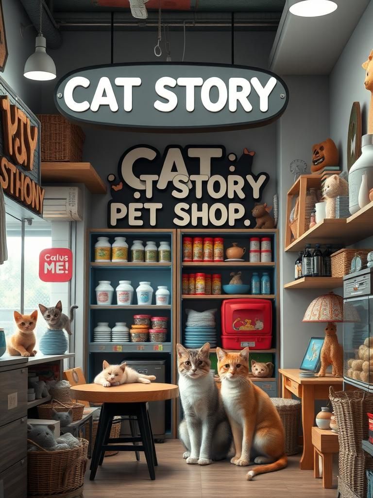 CAT STORY PET SHOP 1 CAT STORY PET SHOP