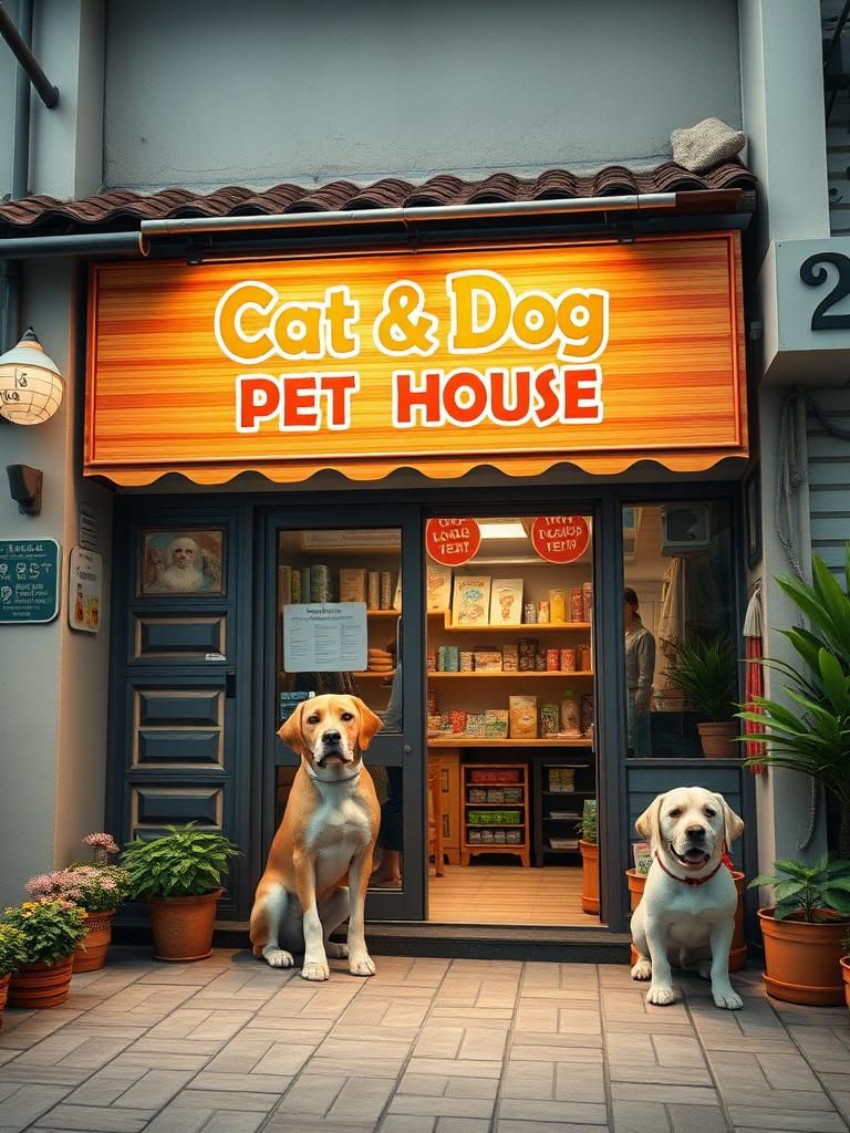 Cat & Dog Lovely Pet House Tanjong Karang