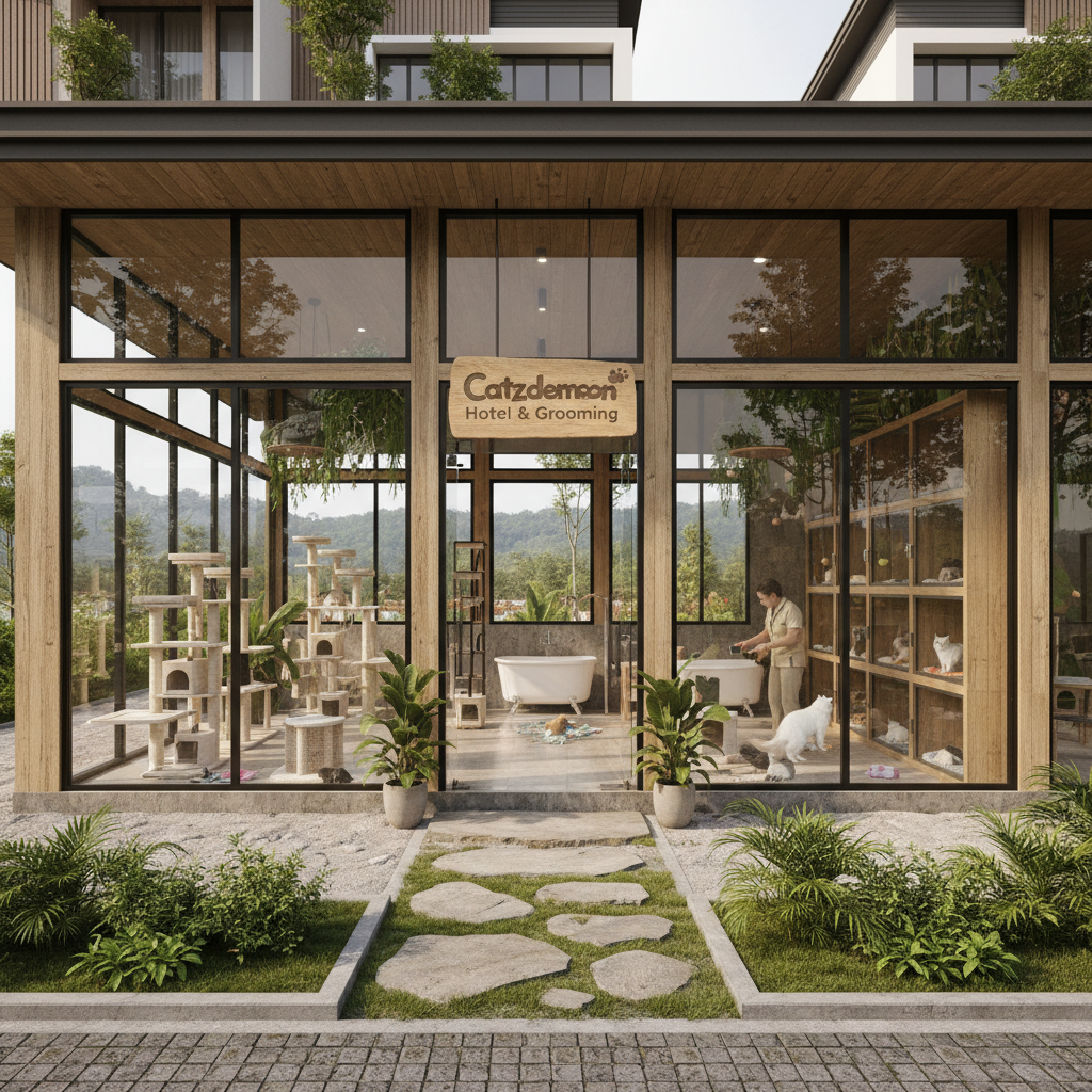 Catzdemoon Hotel & Grooming di Eco Majestic Semenyih