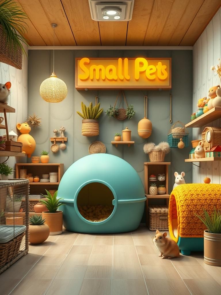 Furry Small Pets （Pet Oasis,Yolk Hamster House）