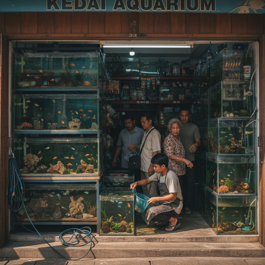 Kedai Aquarium Terbaik | Aksesori Ikan