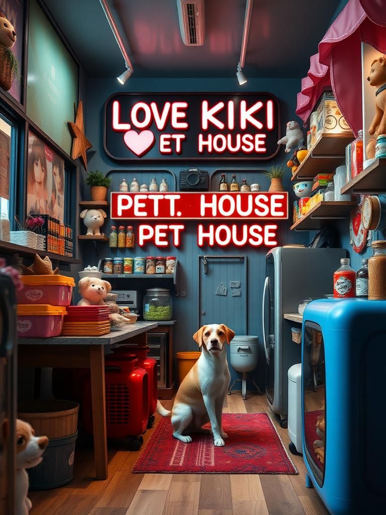LOVE KIKI PET HOUSE 1 LOVE KIKI PET HOUSE