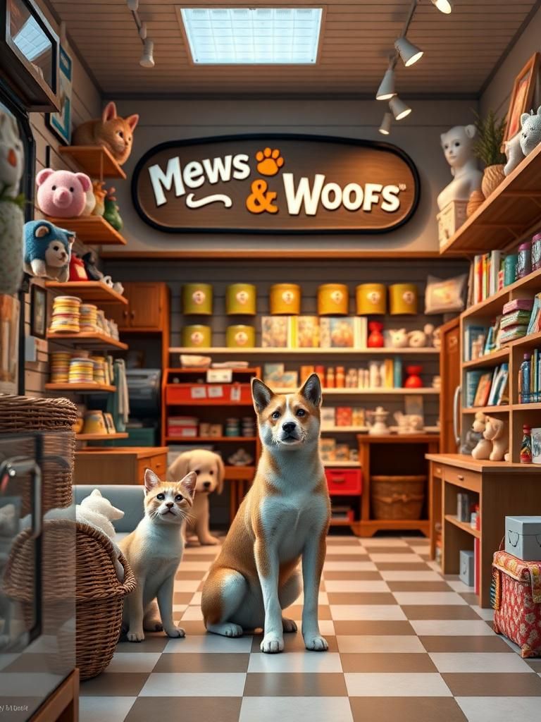 Meows and Woofs Pet Store