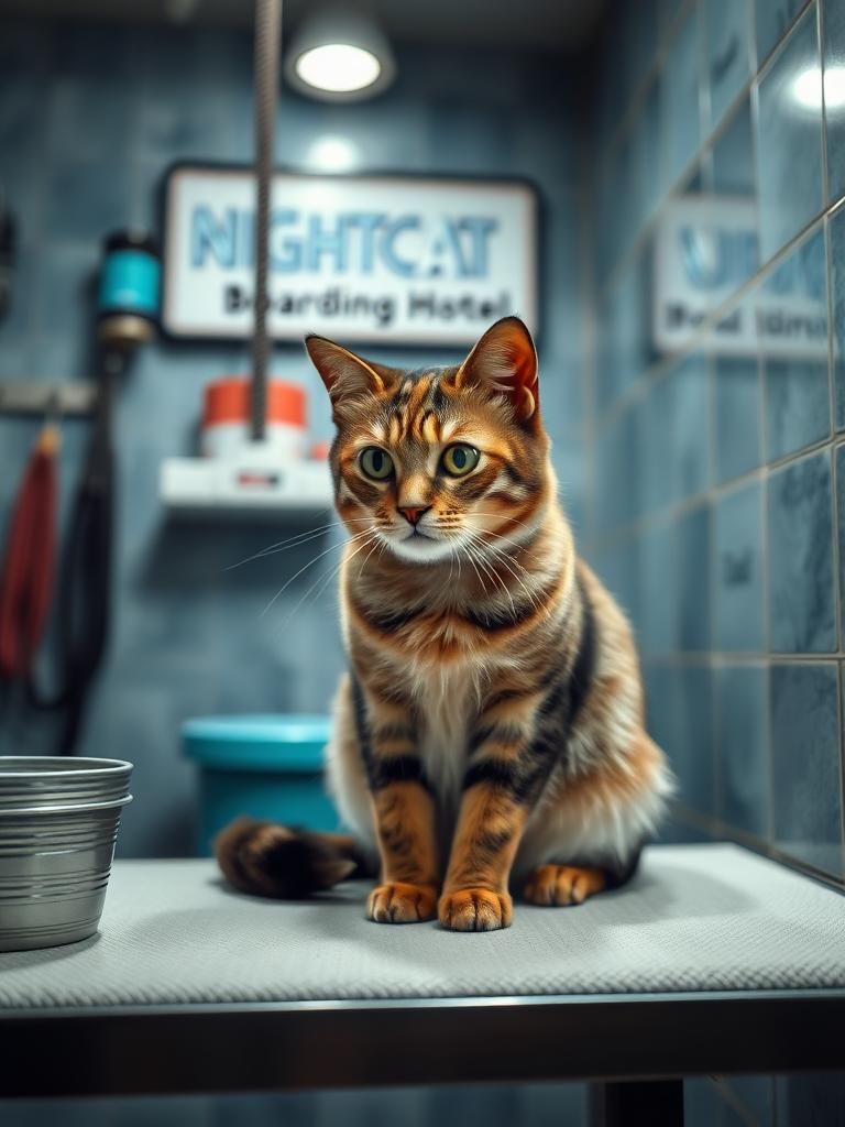 NIGHT CAT (CAT GROOMING AND BOARDING HOTEL) 1 NIGHT CAT (CAT GROOMING AND BOARDING HOTEL)