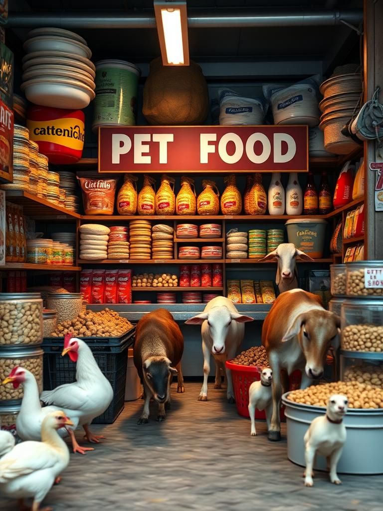 PET FOOD STORE DUCK,CHICKEN,GOAT, COW,BIRD AND CATSungai Buloh