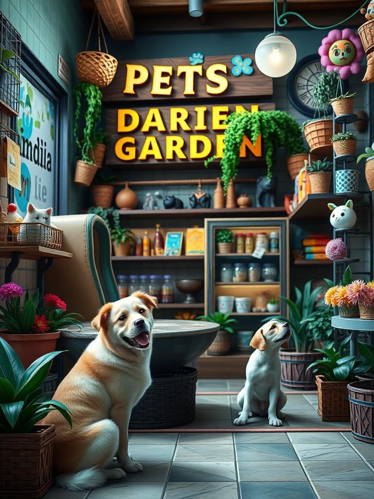 PETS DREAM GARDEN 1 PETS DREAM GARDEN