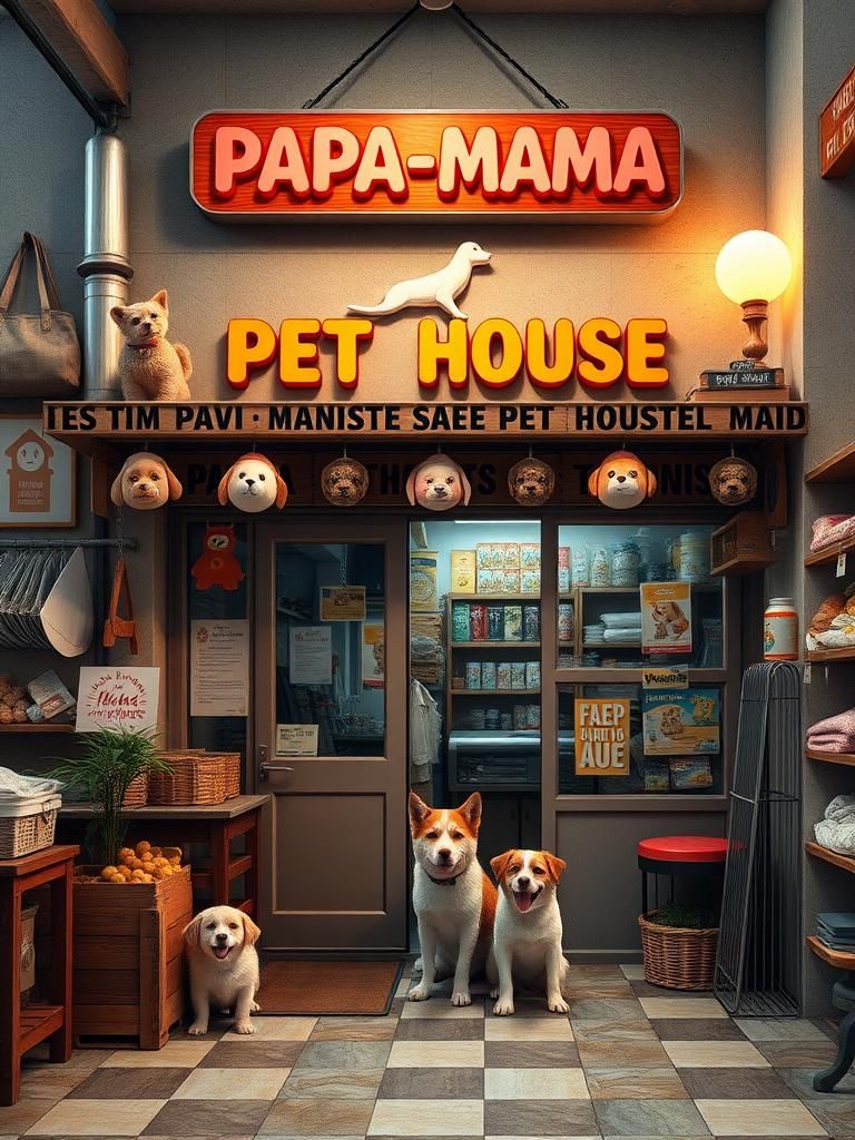 Papa Mama Pet House