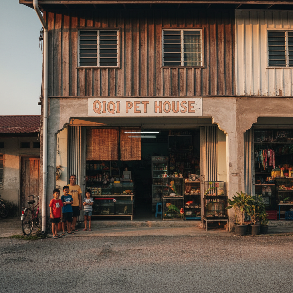 Qiqi Pet House - Tempat Terbaik Haiwan di Padang Midin