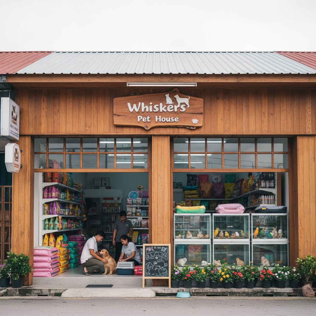 Rumah Haiwan Whiskers Cawangan Jertih – Pet Care Terbaik
