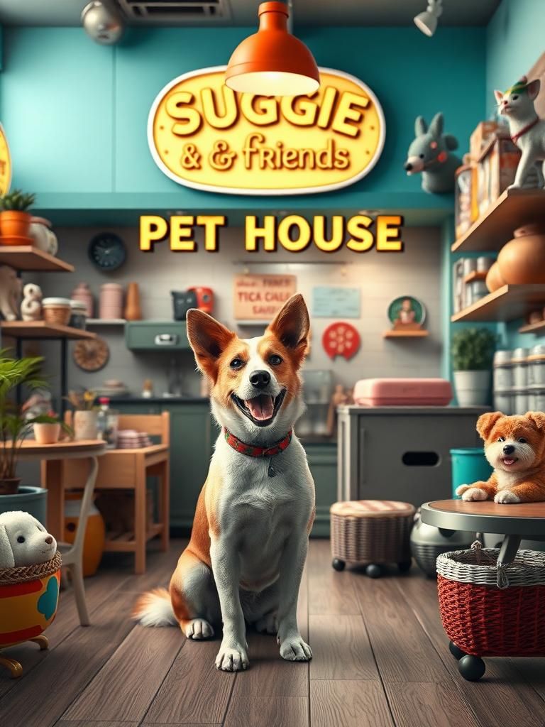SUGGIE & FRIENDS PET HOUSE