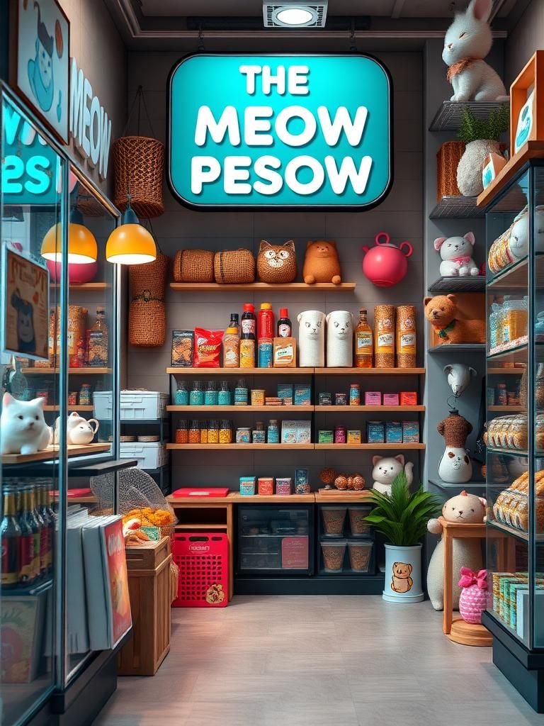 THE MEOW PET SHOP 1 THE MEOW PET SHOP
