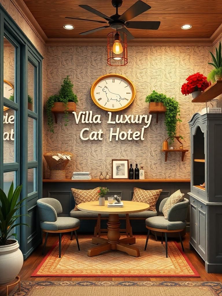 The Villa Luxury Cat Hotel 1 The Villa Luxury Cat Hotel