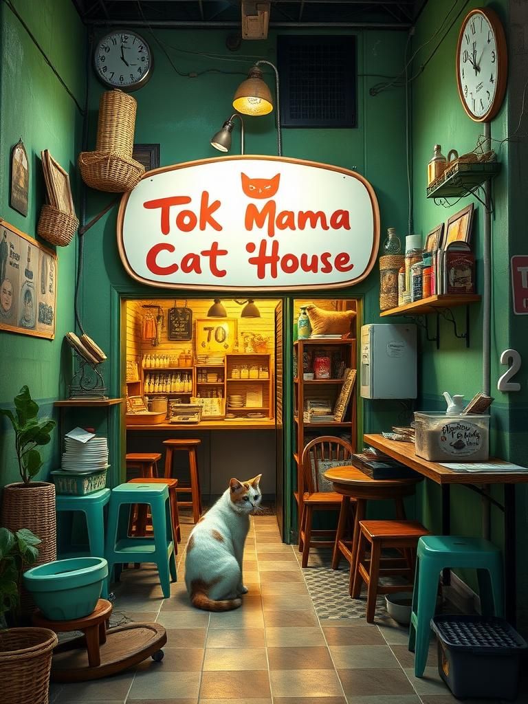 Tok Mama Cat House 1 Tok Mama Cat House