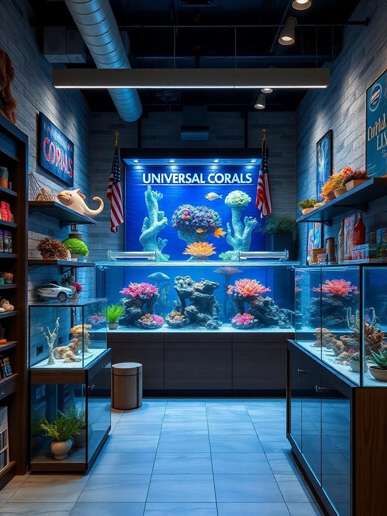 Universal Corals Saltwater and Freshwater Aquarium 1 Universal Corals Saltwater and Freshwater Aquarium