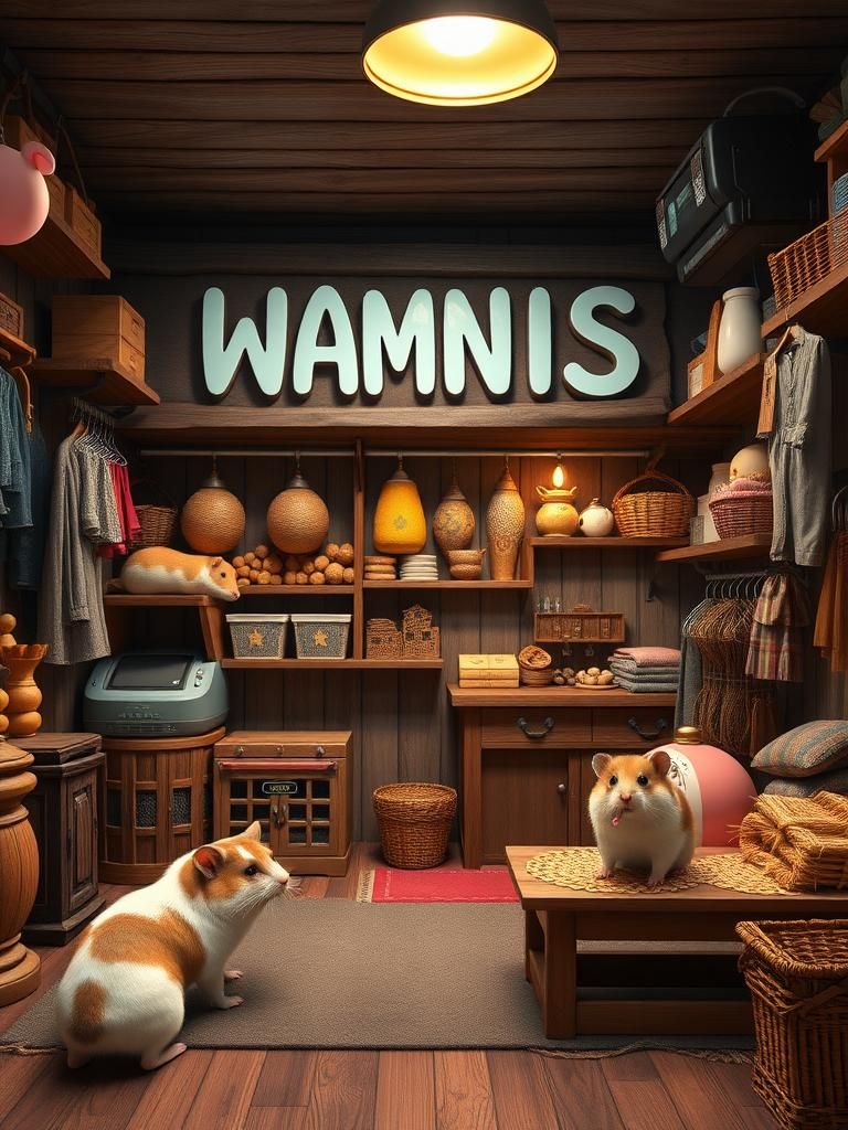 WANIS HAMSTER HOUSE 1 WANIS HAMSTER HOUSE