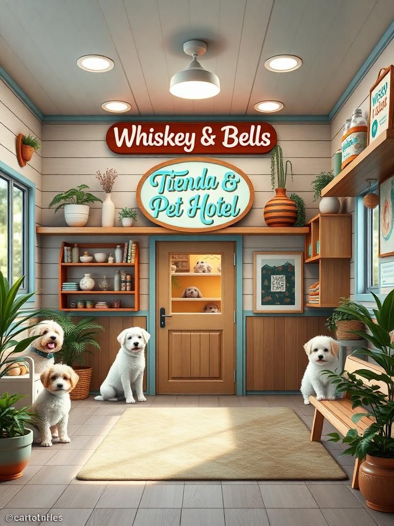 Whiskey & Bells Fluffy Snuggles Pet Hotel