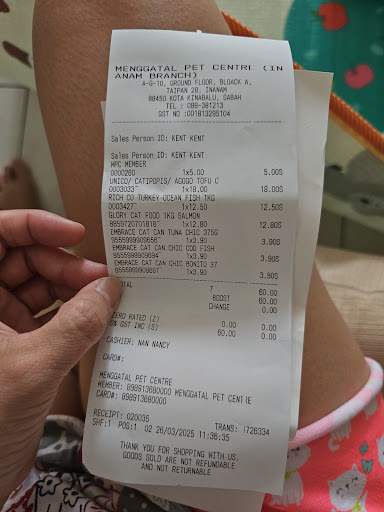 Menggatal Pet Centre Inanam Branch