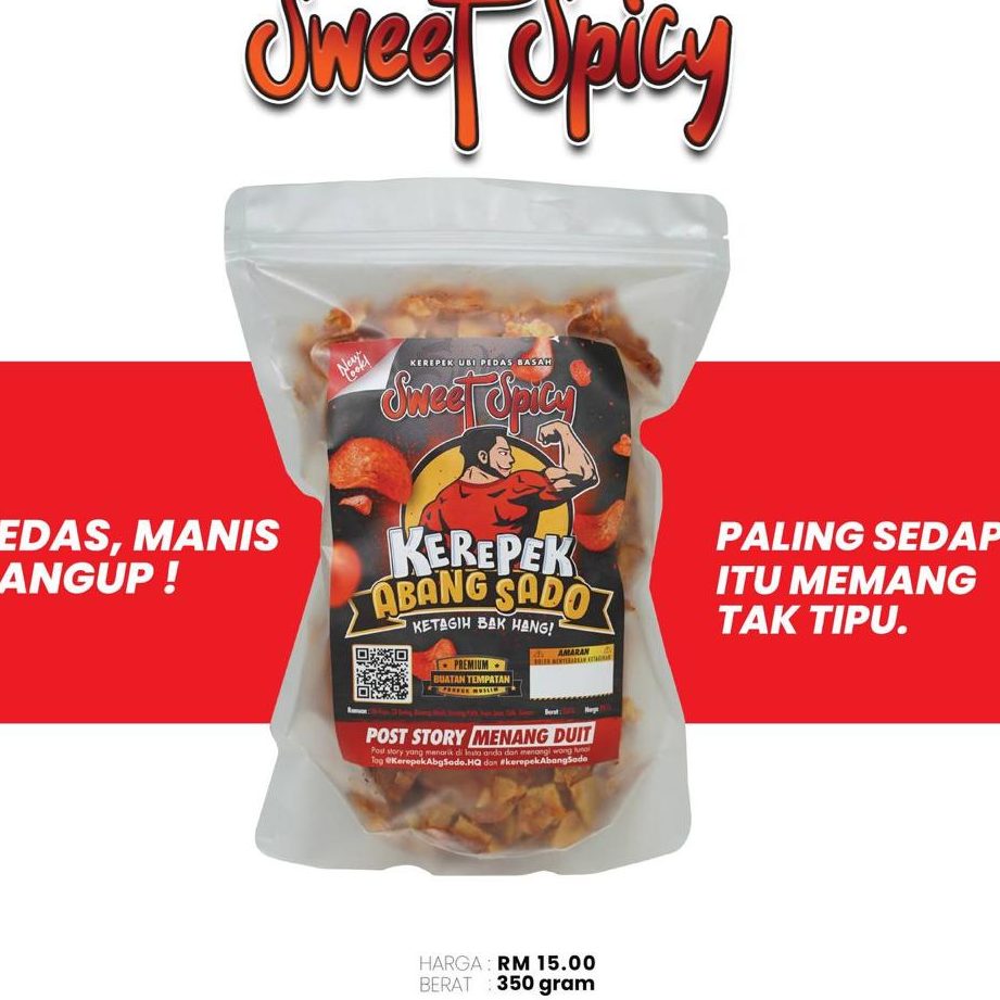 kerepek makanan sejuk beku abang pet